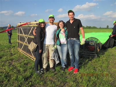 Bayern Ballon mit Kermi Team